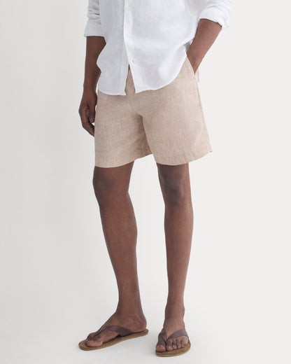 Linen Easy Short | Cornstalk Chambray