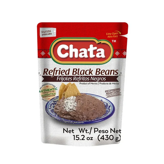 Chata Refried Black Beans - Wholesale Mexican Beans at Mexmax INC