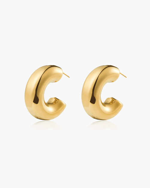Chunky Hoop Earrings