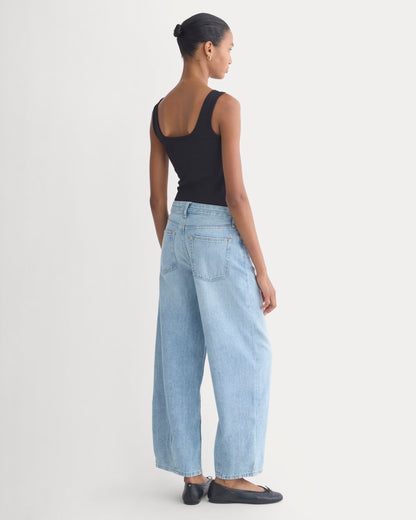 Loose Curve Jean | Light Indigo