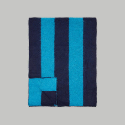 The Alpaca Patterned Scarf | Horizon Blue / Ocean Cavern