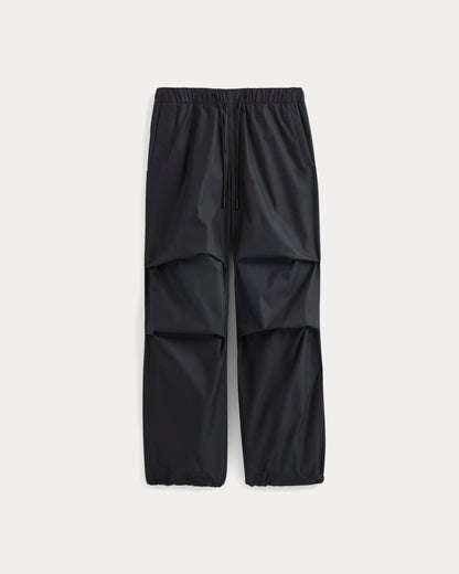 Baggy Parachute Pant | Washed Black