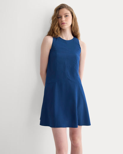 Drop Waist Mini Dress | Estate Blue