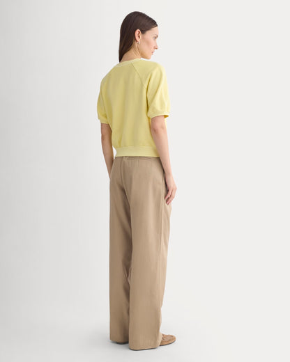 Lightweight Terry Blouson Short-Sleeve Crew | Passion Fruit