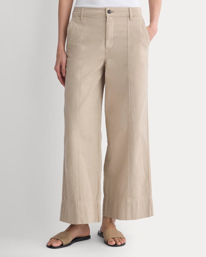 Seamed Wide-Leg Pant | Trench Coat Khaki