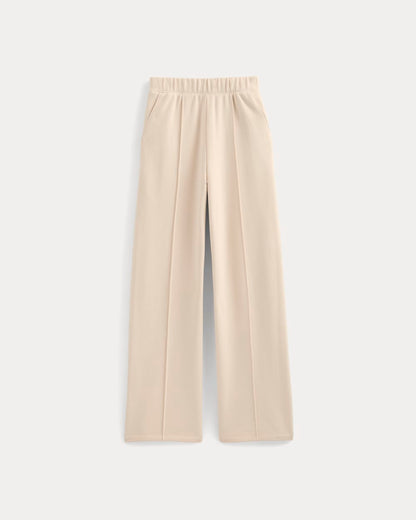 Lightweight Terry Pintuck Sweatpant | Parchment