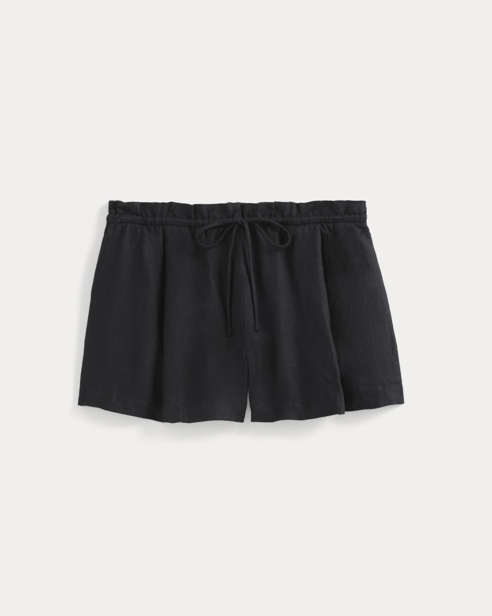 Flowy Short in Linen | Black