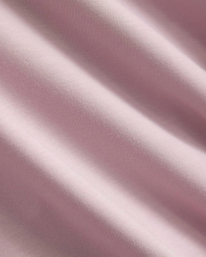 Strapless Dress in Stretch Linen | Burnished Lilac