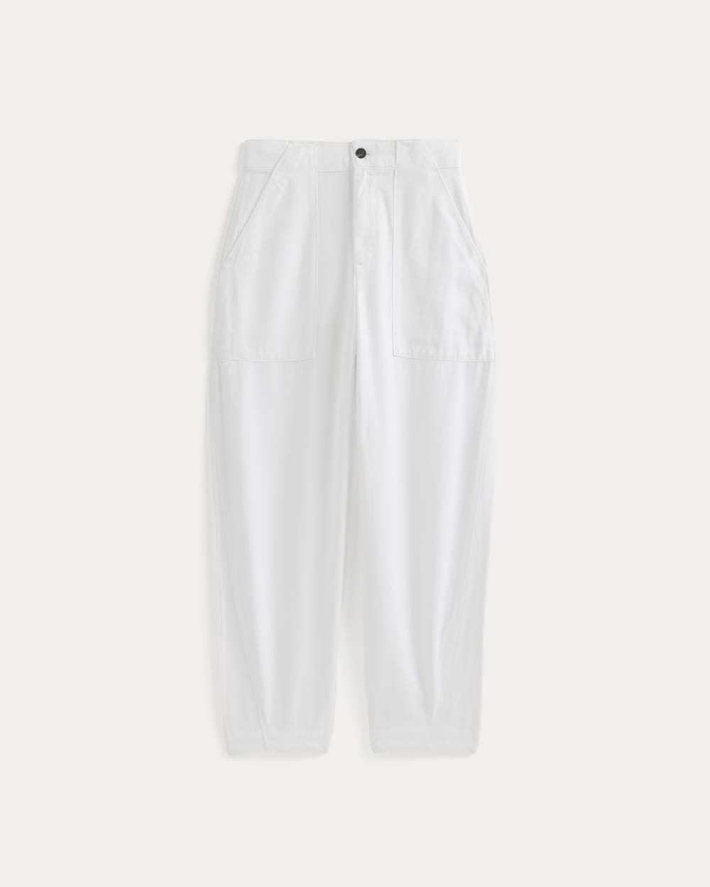 Patch Pocket Ballon Pant in Buttersoft | White