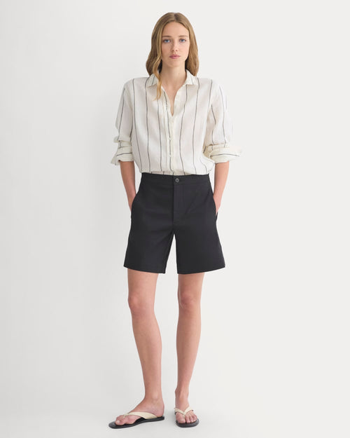 Side-Panel Tailored Short | Black
