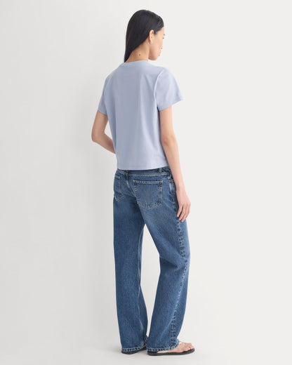 The Box-Cut Tee in Essential Cotton | Aleutian | Pocket