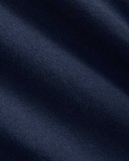 Slouchy Turtleneck In Essential Cotton | Deep Navy
