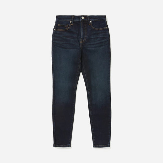 The Authentic Stretch High-Rise Skinny | Deep Indigo | 28.5" Inseam