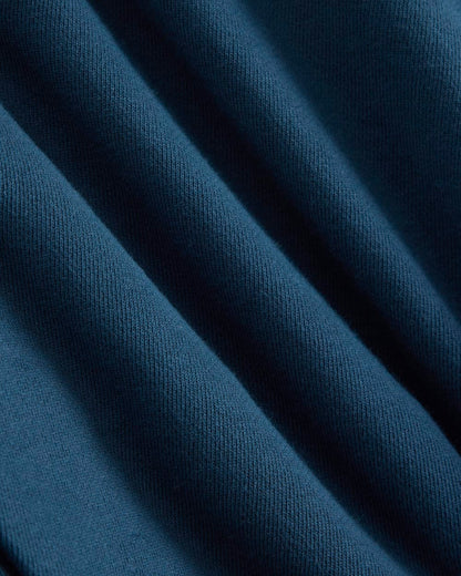 Lightweight Terry Cropped Full-Zip | Blue Wing Teal