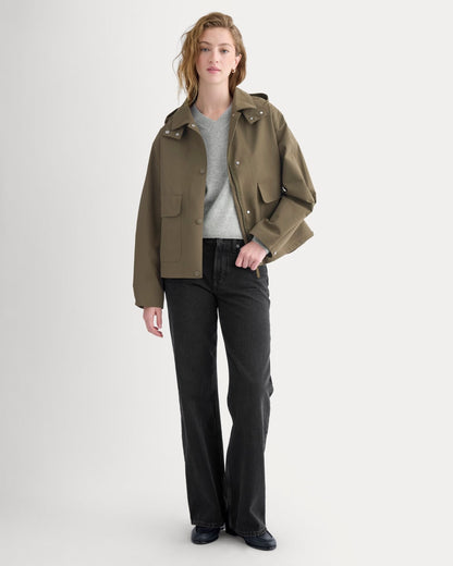 Re:Cycled Nylon Barrel Jacket | Beech