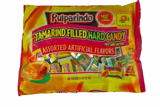 Get your wholesale De La Rosa Pulparindo Filled Candy - A sweet and tangy treat for all!