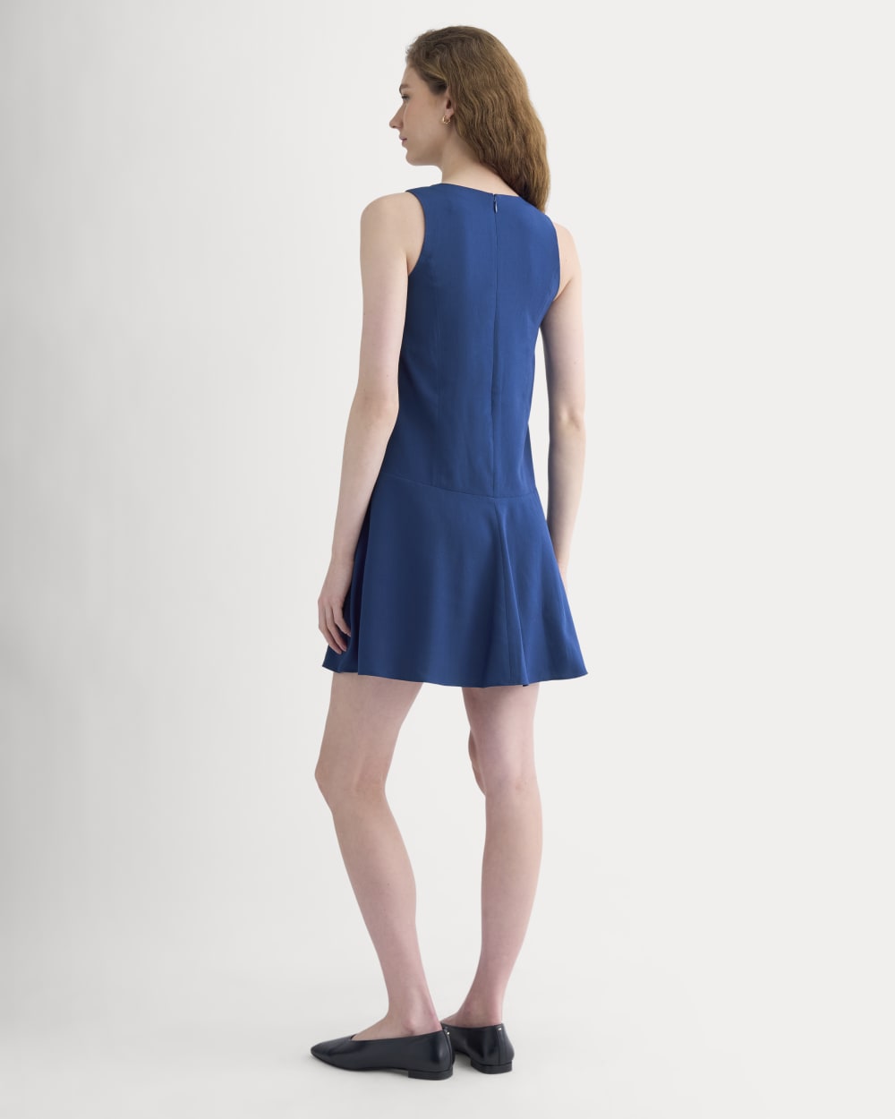 Drop Waist Mini Dress | Estate Blue
