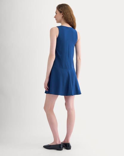 Drop Waist Mini Dress | Estate Blue