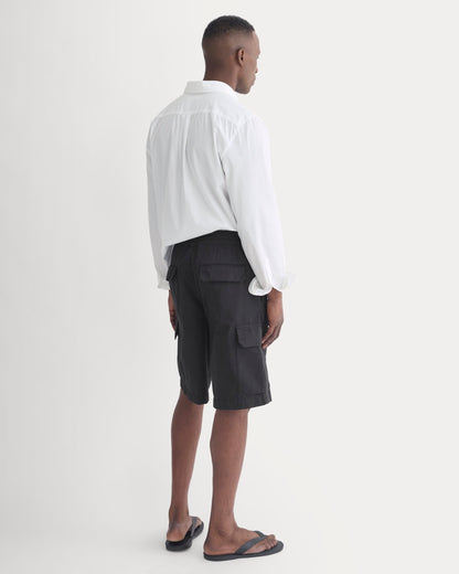Pull-On Cargo Short | Black