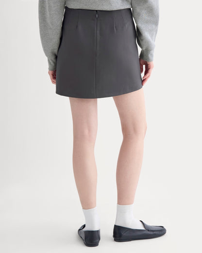 Ponte Mini Skirt | Graphite