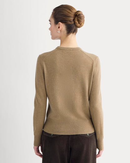 Cashmere Slim Crew Sweater | Toast