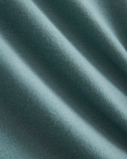 Oversized Polo in Ultrafine Merino | Gray Mist