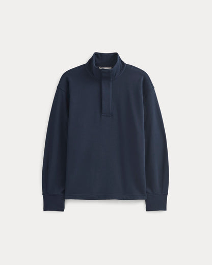 Off-Duty Terry Pullover | Deep Navy