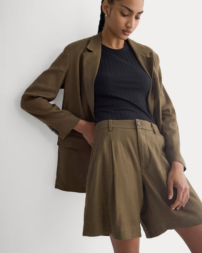 Tailored A-Line Short | Beech