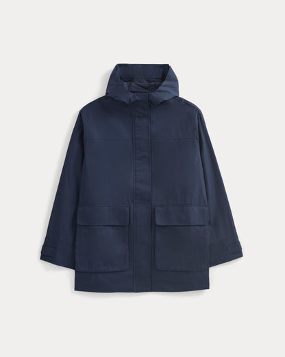 Hooded Field Jacket | Navy