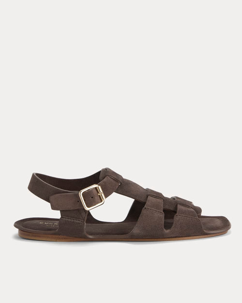 Made in Italy Opanka Sandal | Cacoa Suede