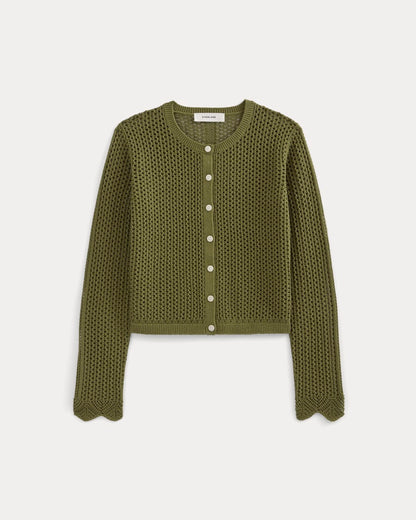 Lace-Knit Cardigan | Mayfly