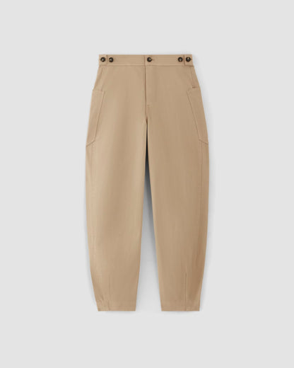 The Barrel Pant | Trench Coat Khaki
