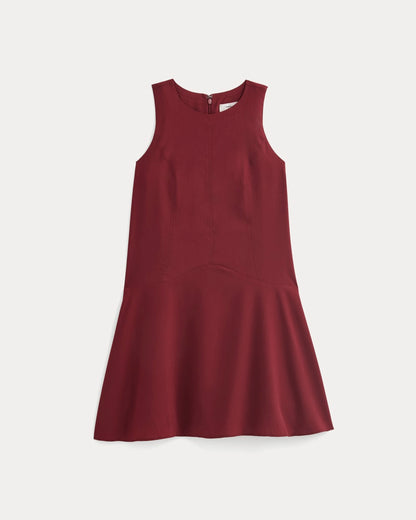 Drop Waist Mini Dress | Pomegranate