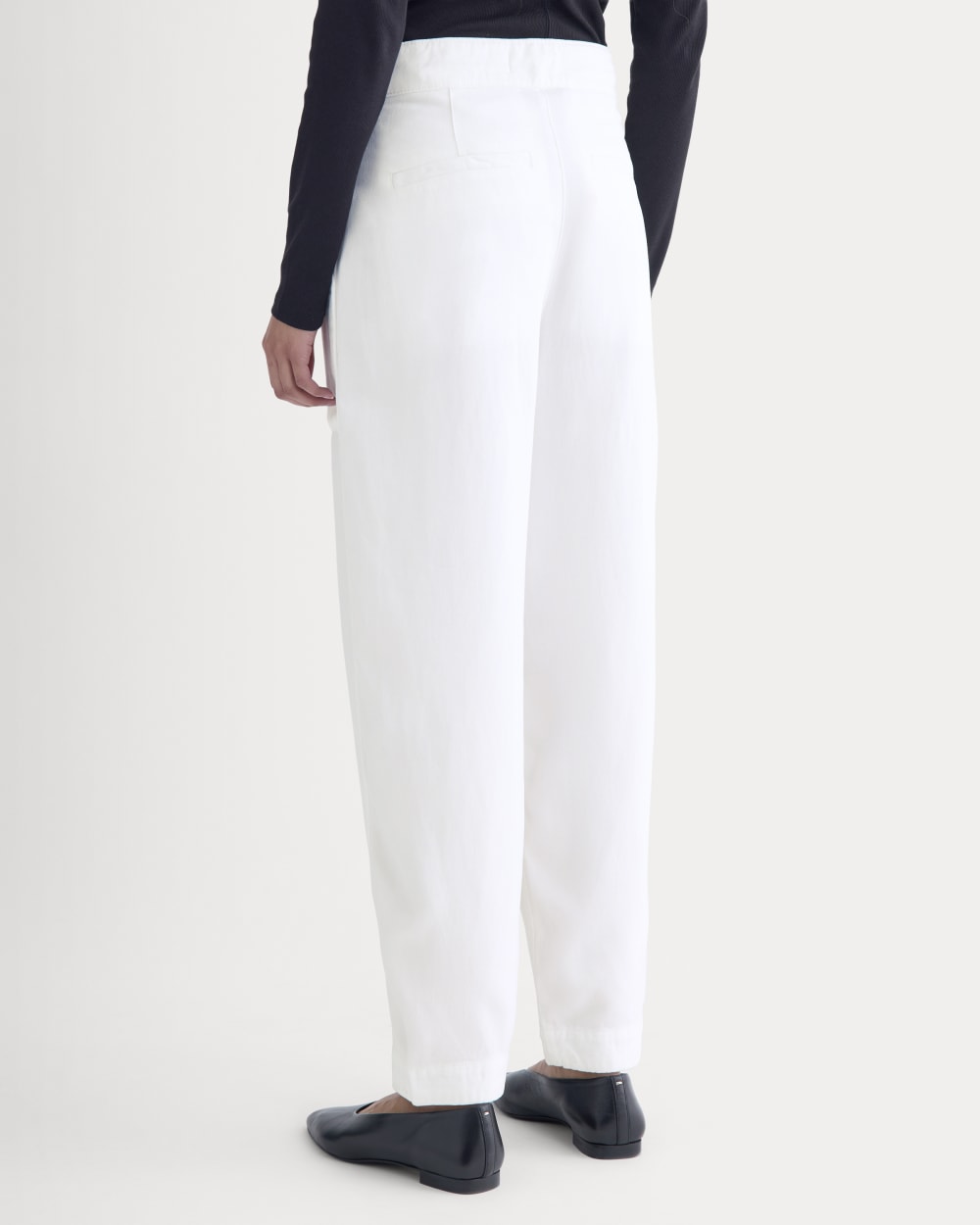Patch Pocket Ballon Pant in Buttersoft | White