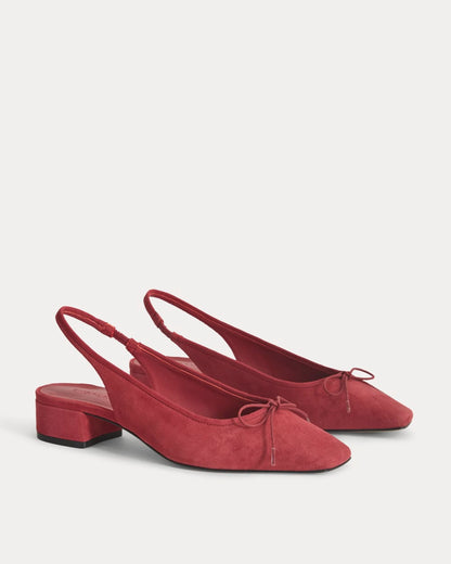 The Ballet Slingback Heel | Karanda Red