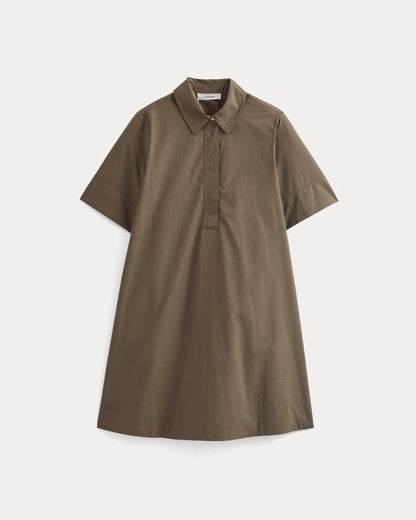 Popover Mini Shirtrdress in Ultrasoft Cotton | Beech