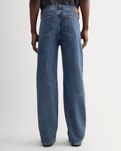 The '90s Loose Straight Jean | Medium Blue