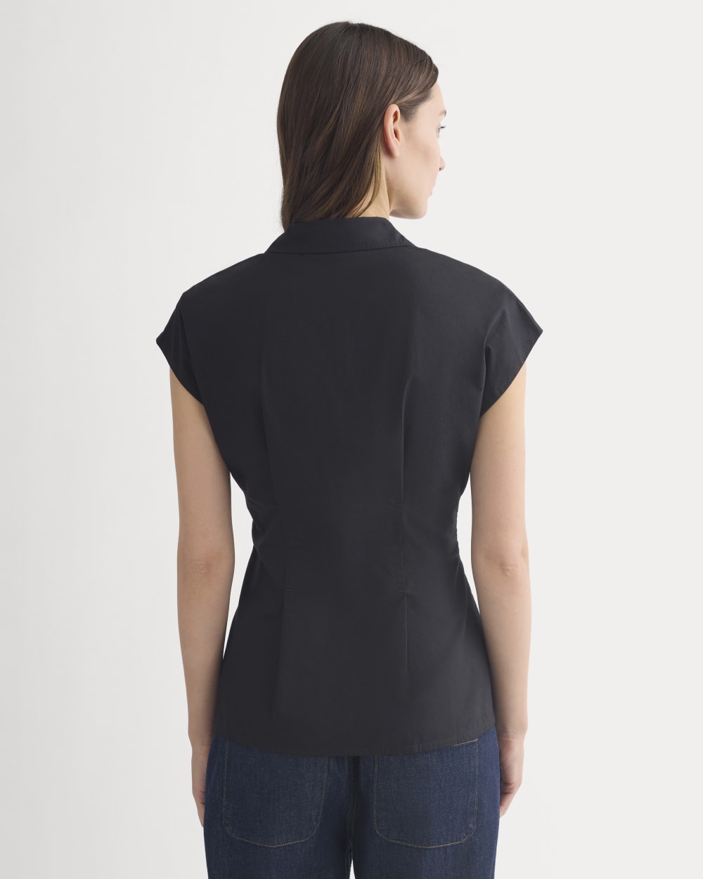 Muscle Shirt in Lightweight Cotton | Black