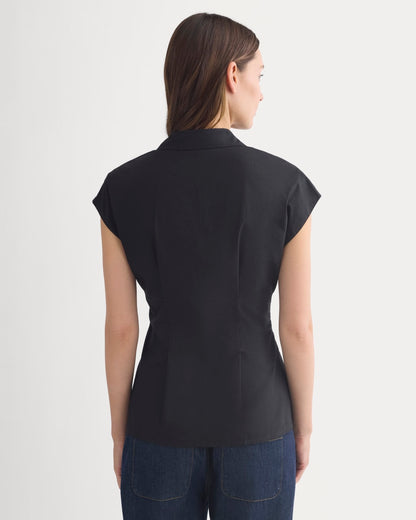 Muscle Shirt in Lightweight Cotton | Black
