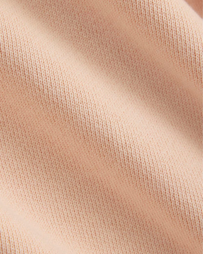 Lightweight Terry Blouson Short-Sleeve Crew | Pale Peach