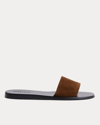 Suede Slide Sandal | Russet Suede