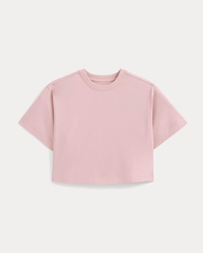 Forever Jersey Cropped Tee | Burnished Lilac