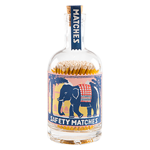 Elephant Stamp Match Bottle