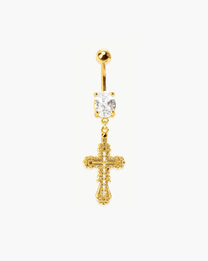 Everette Cross Belly Ring