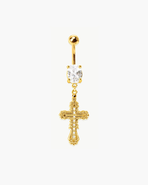 Everette Cross Belly Ring