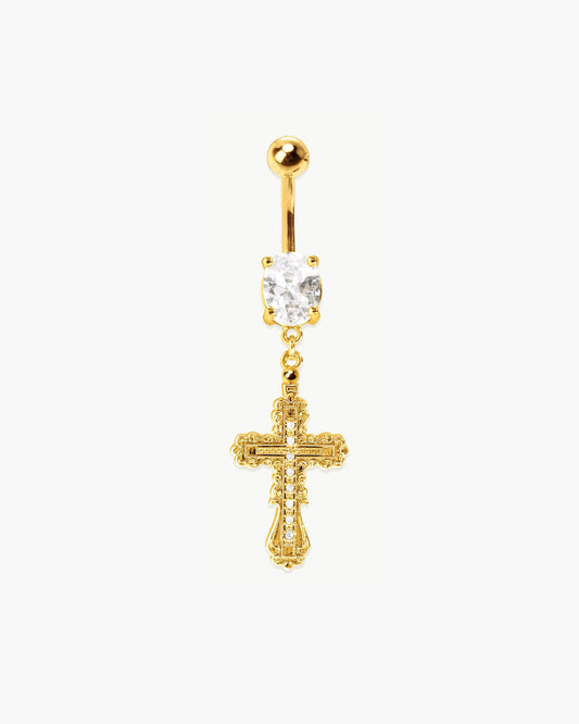 Everette Cross Belly Ring