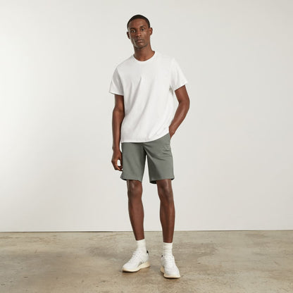 The 9" Slim-Fit Performance Chino Short | Pewter Green