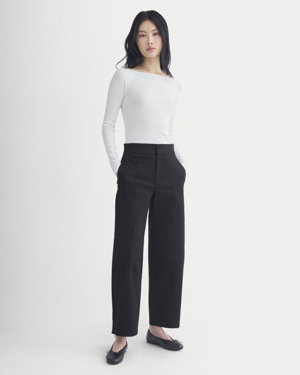Seamed Balloon Pant | Black