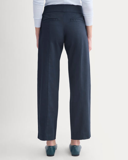 Tailored Drape Seam Pant | Navy
