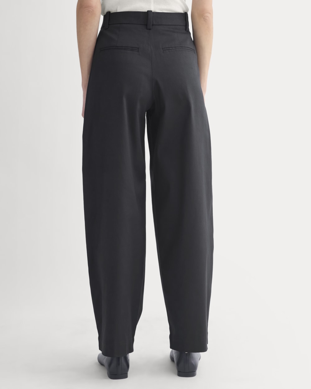 Tailored Drape Balloon Pant | Black